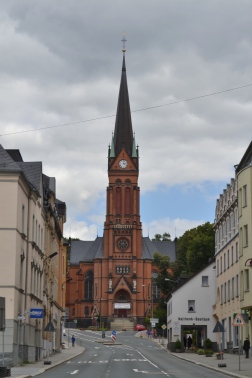 Rote Kirche in Aue.