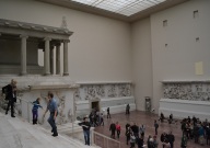 Pergamon Museum in Berlin. Aka the coolest museum I've ever been in. Ruins were completely reconstructed and it was so amazing. (Greek Ruins)