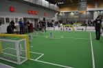 Soccer played by cute little $12,000 robots!