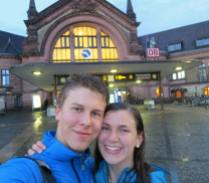 Ryan and I drenched in Osnabrück.