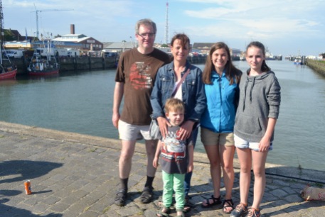 My family and I at the end of a long and wonderful day:)